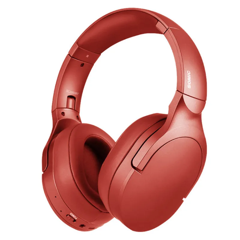 SOMiC SC2000BT bluetooth Gaming Headphone USB/3.5mm HIFI bluetooth 5.0 Headset Folding Stereo Bass