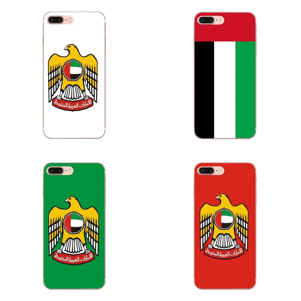 

Soft Cell Phone Cover Case For Apple iPhone 4 4S 5 5C 5S SE 6 6S 7 8 Plus X XS Max XR United Arab Emirates National Flag Emblem