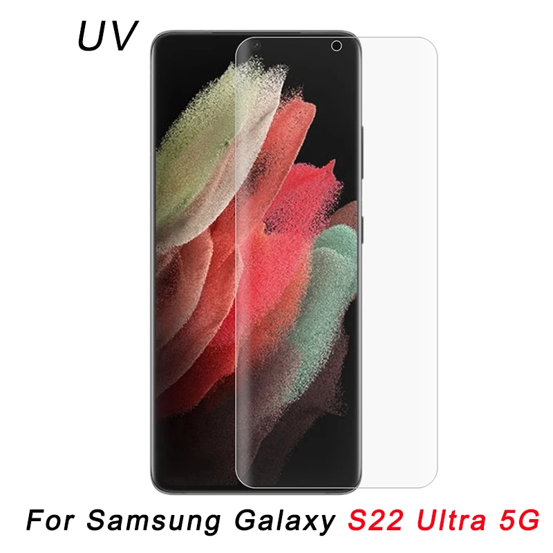 Film verre trempe incurve integral Samsung Galaxy S22 Ultra 5G