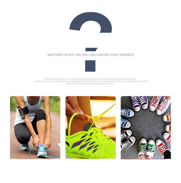 Lacets De Chaussures Sans Cravate, Verrouillage à Pression, Lacets