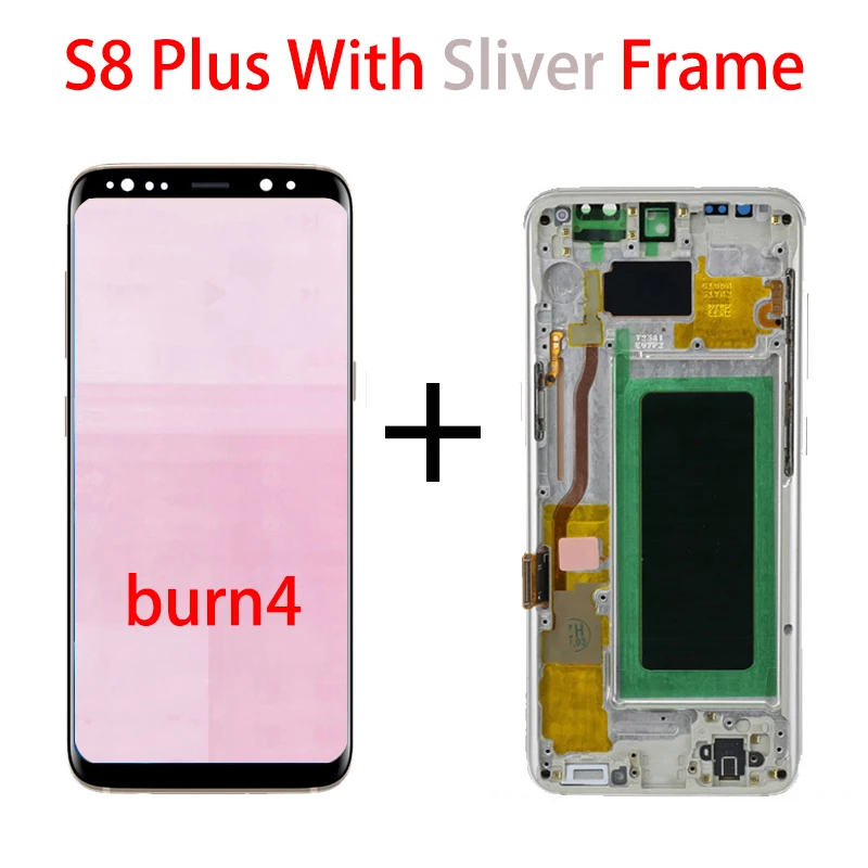 mobile phone lcd screens Original For Samsung Galaxy S8 plus G955 G955F g955u S8plus Lcd Display With Touch Screen Digitizer 6.2'' AMOLED burn shadow screen for lcd phone cell Phone LCDs