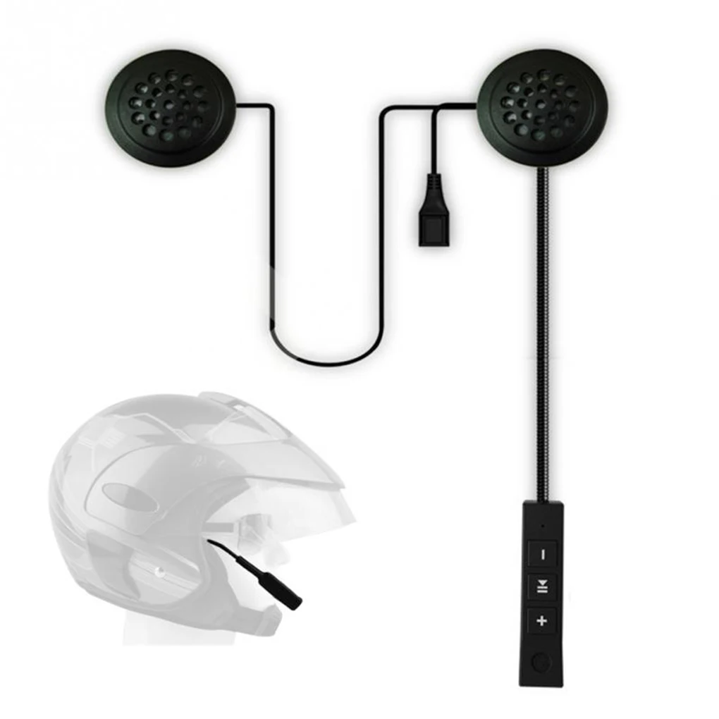 Мотоцикл Bluetooth 4,1 анти-помехи наушники сильный бас мотоциклетный шлем для верховой езды Hands Free наушники