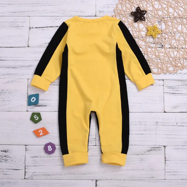 Baby Chinese Kung Fu Lee Clothes Newborn Infant Baby Girls Boys Classic Jumpsuit Playsuit Romper Casual Clothes Bruce Rompers 3