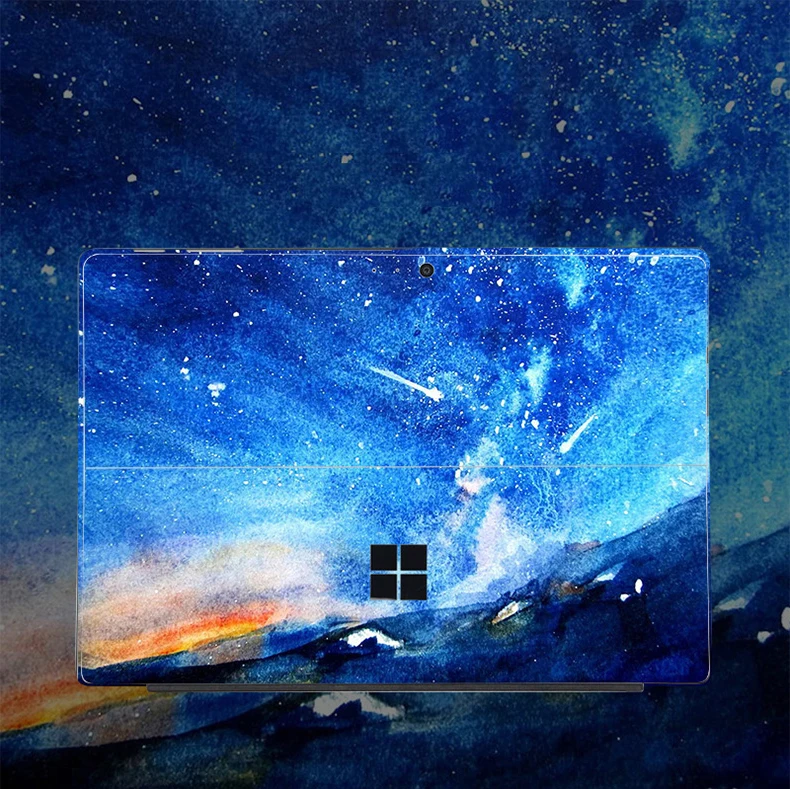 Anti-scratch pattern back film For Microsoft Surface Pro X 7 6 5 4 3 Go Cover Case for surface pro  Protective Sleeve Shell Pouch (10)