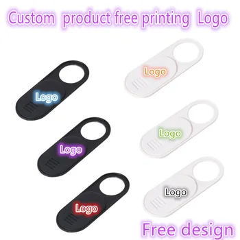 

100-500pcs Custom products free printing Logo WebCam Cover Ultra Thin Shutter Slider Camera Lens Cover print Your logo