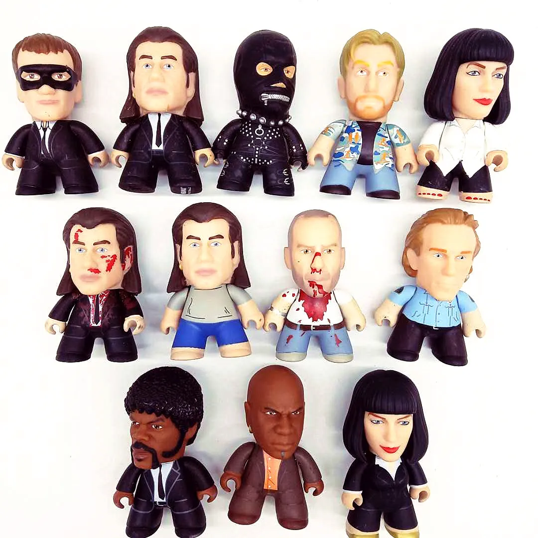 

Pulp Fiction Vincent Mia The Gimp Pumpkin TV Movie Model Character Vinyl Action Figure Collection 3 inch Gifts No Box
