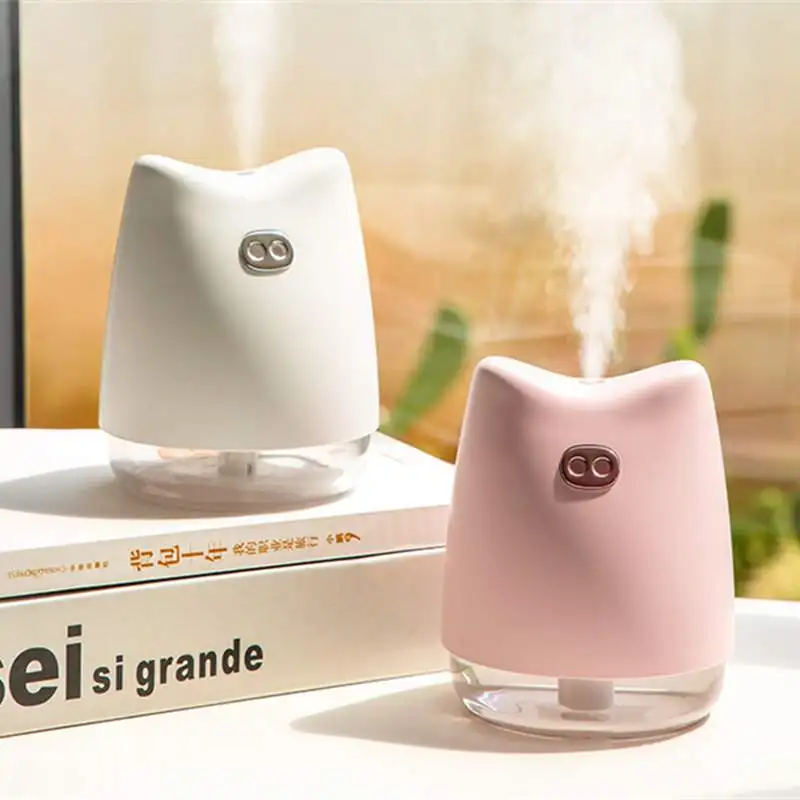 

Micro 270ml Cute Pig Humidifier with LED Night Light Ultrasonic Air Freshner Humidificdor USB Charge for Car Home New Arrived