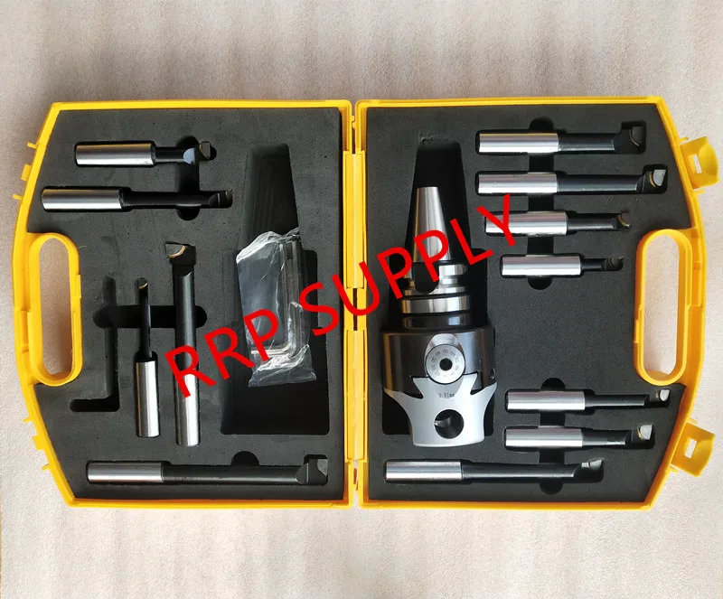 Bt30 Taper, F118 75mm Boring Head With Bt30 Shank And 12pcs 18mm