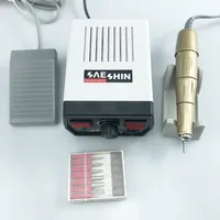 65W 45000RPM Strong 210 204 SILVER PRO105L Electric Nail Drills Machine Manicure Pedicure File Bits Nails sculpture polish 2