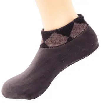 

New Men Women Soft Fleece Socks Thicken Winter Warm Boot Socks Unisex Elastic Non Slip Fashion Indoor Floor Socks Slipper