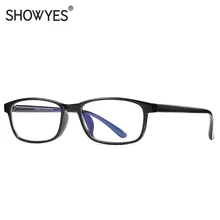 Синий светильник, блокирующие очки для мужчин, компьютерные очки для женщин, черная ацетатная оправа, прямоугольные ретро очки с защитой от синего излучения 003