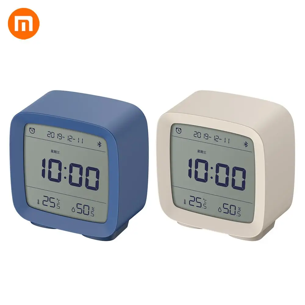 

Xiaomi Mijia ClearGrass Bluetooth Digital Thermometer Temperature And Humidity Monitoring Alarm Clock Xiaomi Night Light 3 In 1