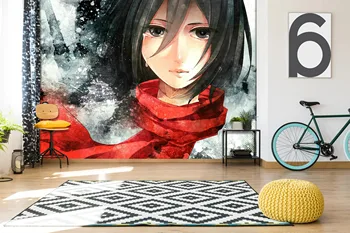 

[Self-Adhesive] 3D Attack On Titan 00705433 Japan Anime Wall Paper mural Wall Print Decal Wall Murals
