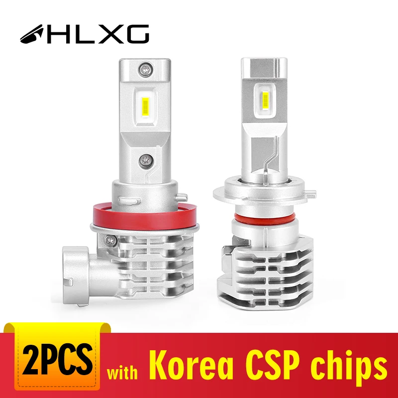 2 шт. Автомобильные светодиодные лампы H7 H4 HB4 HB3 9005 9006|Передние LED-фары для авто| |