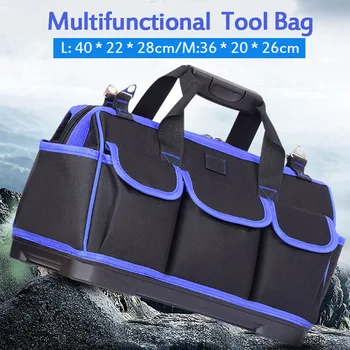 

2020 New Large Capacity Foldable Tool bags Size 16 18 inch Waterproof Tool Bags Shoulder Bag Power Tools Organizer Storage Bag