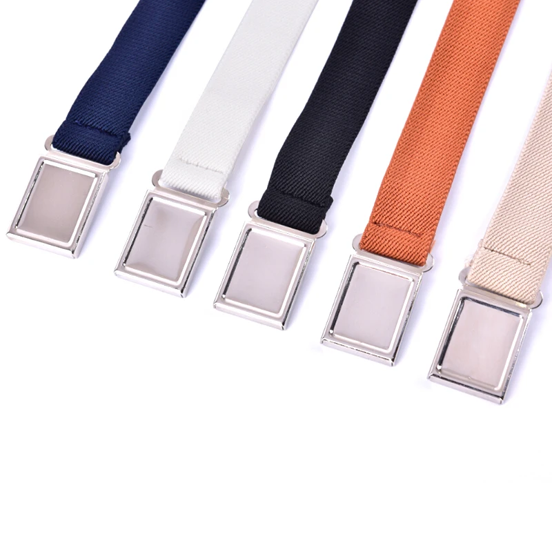 

Stretch Western Strap Belt Kids Children Cinch Waistband Adjustable Elastic Canvas Belts For Boys Girls Cummerband