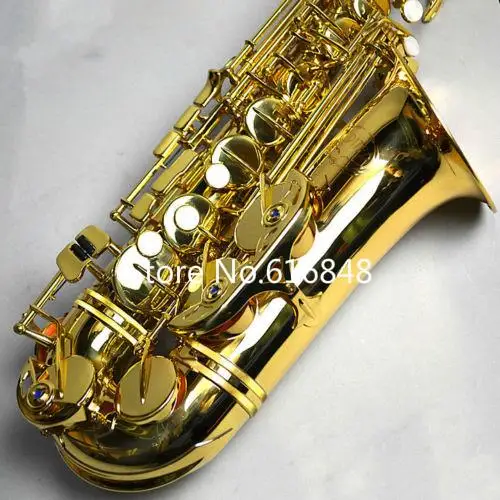 JUPITER JAS-769 Новое поступление Alto Eb Tune саксофон латунный музыкальный инструмент золотой лак Sax с Чехол мундштук