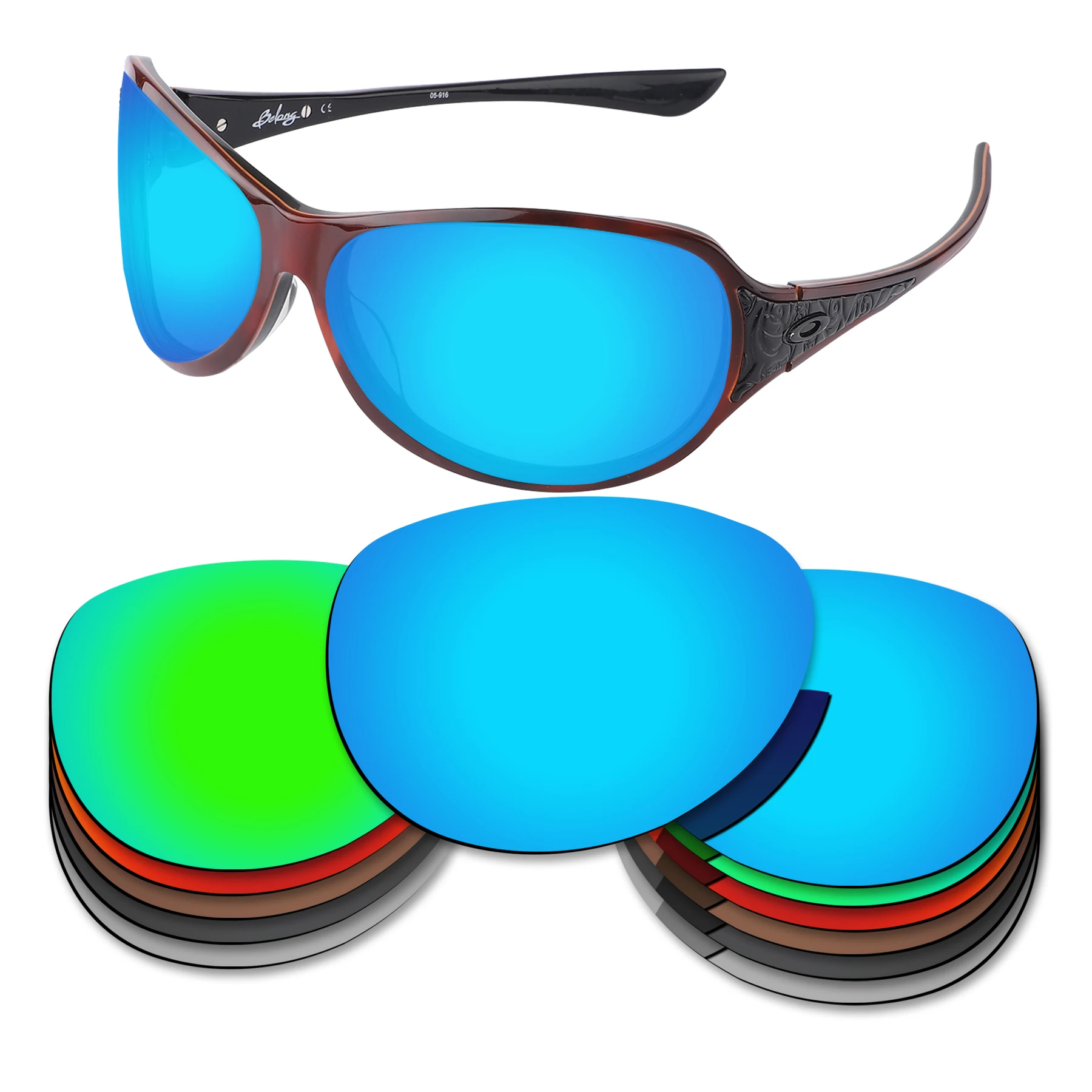 Bsymbo Replacement Lenses for-Oakley Belong Sunglasses Polarized - Multiple Options