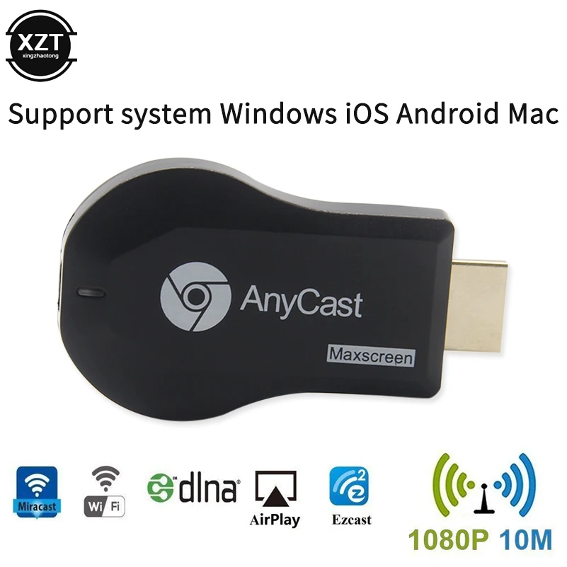 Беспроводной ключ HDMI Anycast Chromecast для Apple Android Samsung TV Youtube Miracast Airplay ТВ