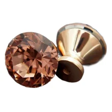 clown Rose Gold Diamond handle kitchen bathroom wardrobe cabinet drawer handle crystal handle cabinet handle