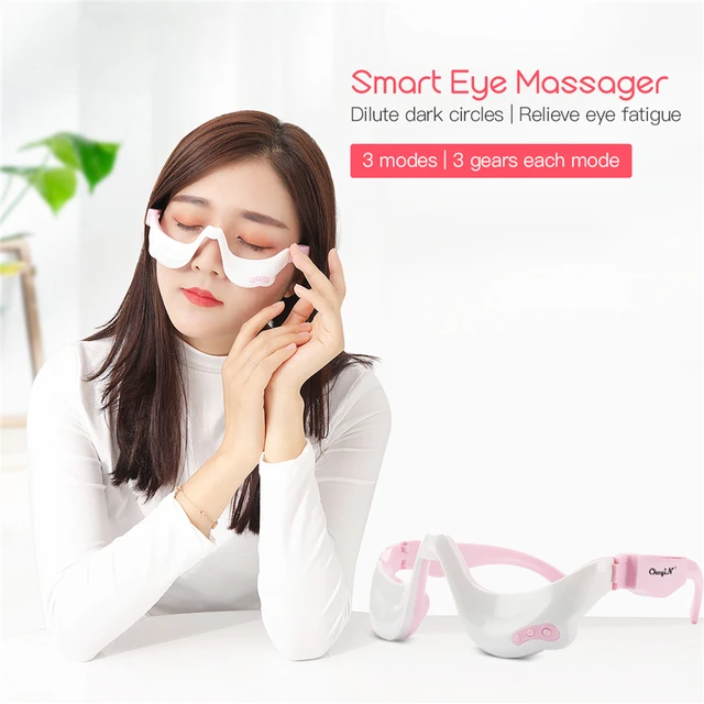 3D EMS Micro-Current Pulse Eye Relax Massager Heating Therapy Acupressure Fatigue Relief Wrinkle Reduction Blood Circulation 4