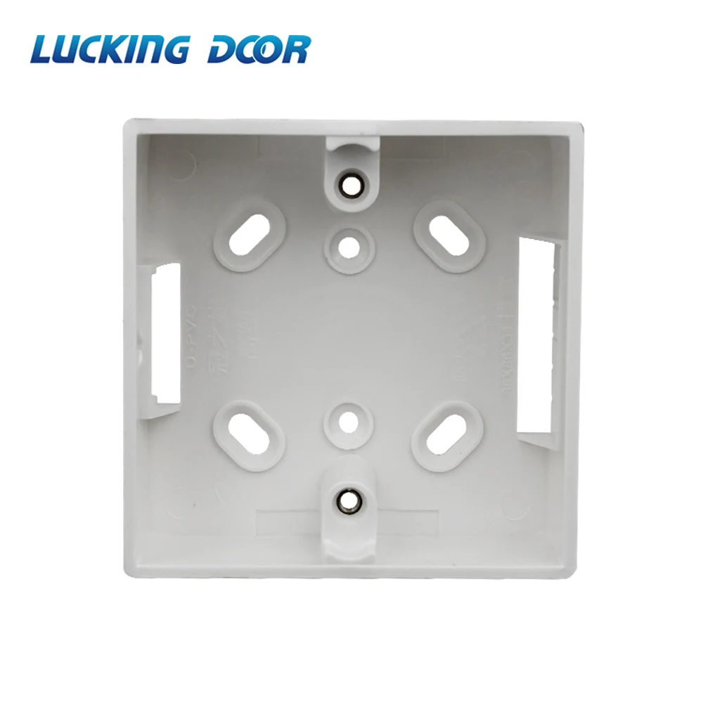 86 Bottom Box Wall Switch Socket Dark White Type Base Outfit Junction Surface Mount | Безопасность и защита
