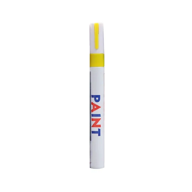 Car Repair Tools Kit Marker Pen Car Paint Repair Pen Accessories Color Pencil Paint Pen Permanent Scratch Tire Car Scratches yellow