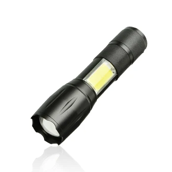 

Pocket Torch Flashlight 18650 Battery Powerful with Charging Indicator for Hunting