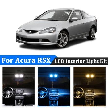 

BMTxms 9Pcs Vehicle Led interior Map Dome Trunk License Plate lights For Acura RSX 2002-2006 Canbus Lamp Bulbs Car Accessories