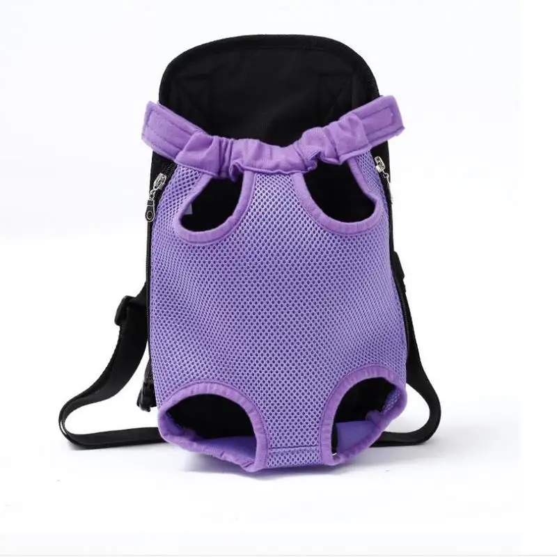 

3 Color Pet Four Foot Backpack Dog Carrier Mesh Ventilation Dog Bag Chest Backpack Poodle Out Carry Case Pet Supplies S,M,L
