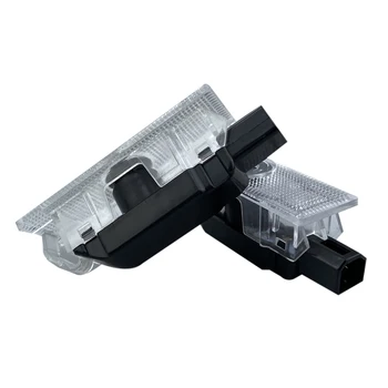 

2Pcs New fashion LED Car Door Welcome Light Logo Projector for Alfa Romeo Giulia Giulietta Mito Stelvio Brera 147 156 159