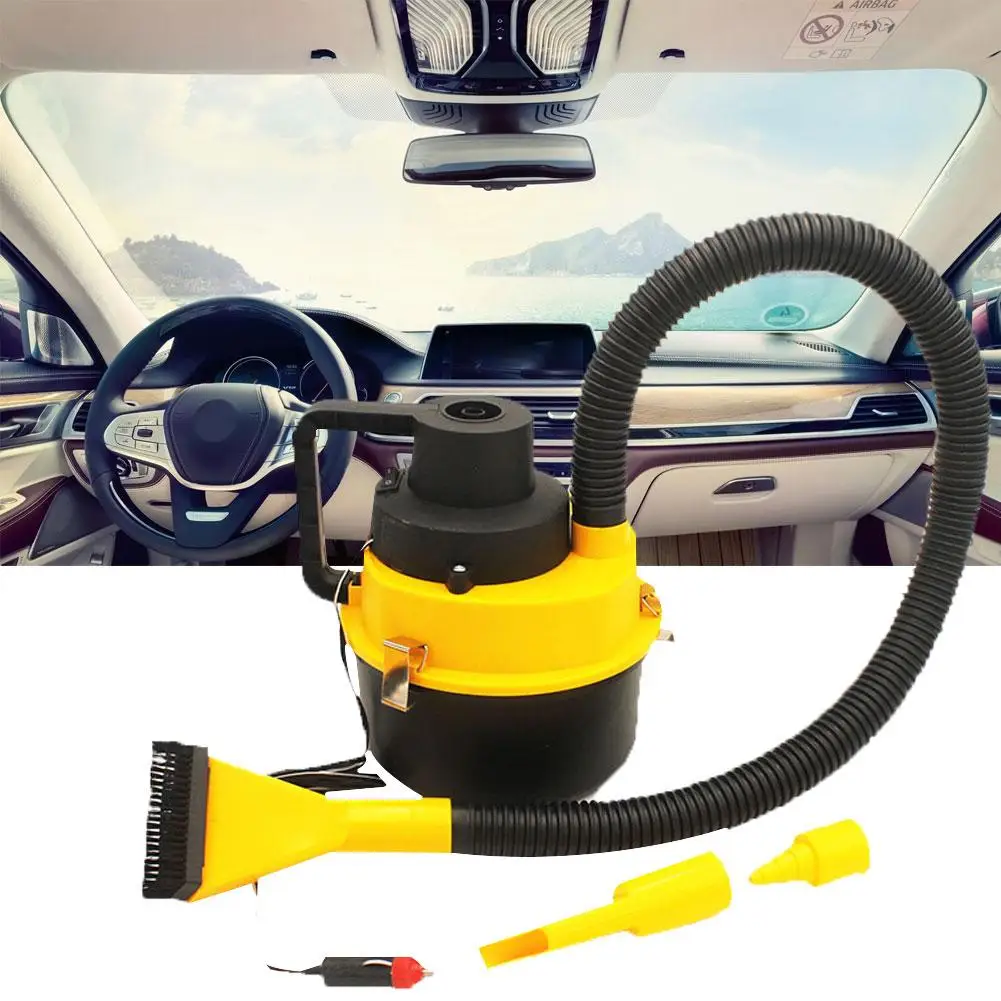 12V Портативный прочный авто Мощный Ручной мокрой/сухой двойного назначения вакуумный очиститель, инструмент для очистки