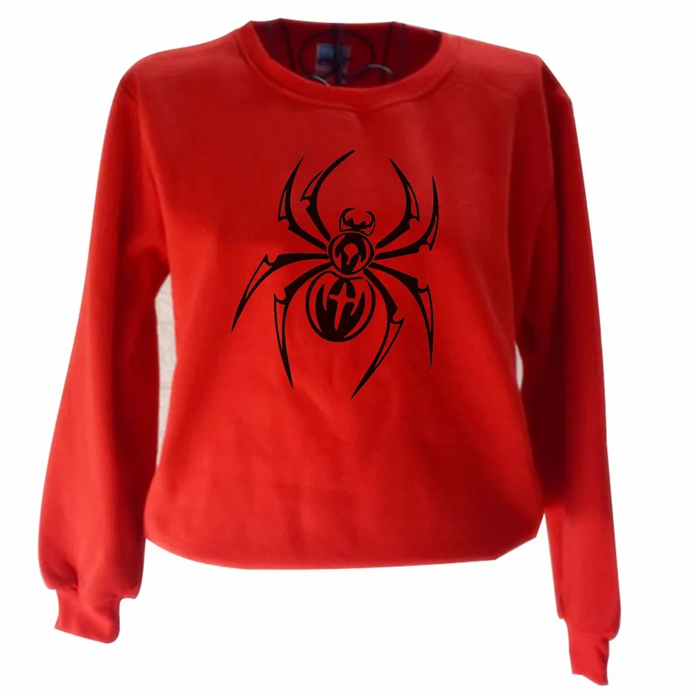 

Animal Spider Lady Pullover Street Wear Animal Print O-Neck Long Sleeve Oversized Korean version Sweatshirt Women's Sweatshirt