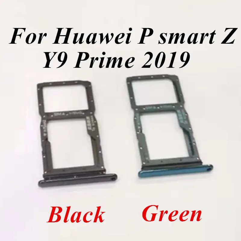 10 шт. Оригинал для Huawei P smart Z Sim лоток оригинальный держатель карты Micro SD слот части
