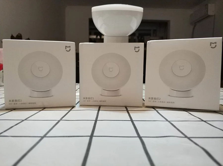 Original xiaomi mijia LED induction night light 2 adjustable brightness infrared smart body sensor with magnetic base (23)