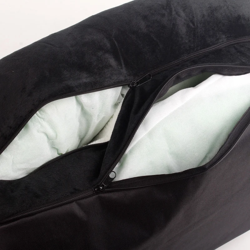 Двухслойный диван-кровать для собаки с подушкой, съемное и мягкое шерстяное гнездо для питомца