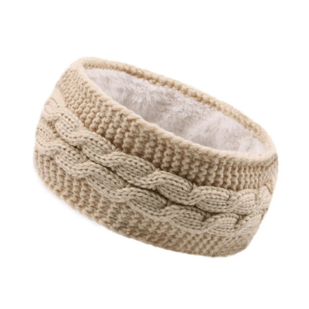 Men Women Headband Autumn Winter Warmth Fashionable Plus Wool Sports Keep Warm Yoga Hair Bands