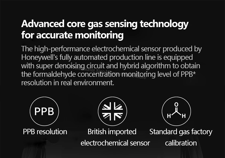 Xiaomi Mijia монитор формальдегида Bluetooth детектор газа Тестер качества воздуха OLED газоанализатор для дома безопасный с помощью приложения Mijia управление