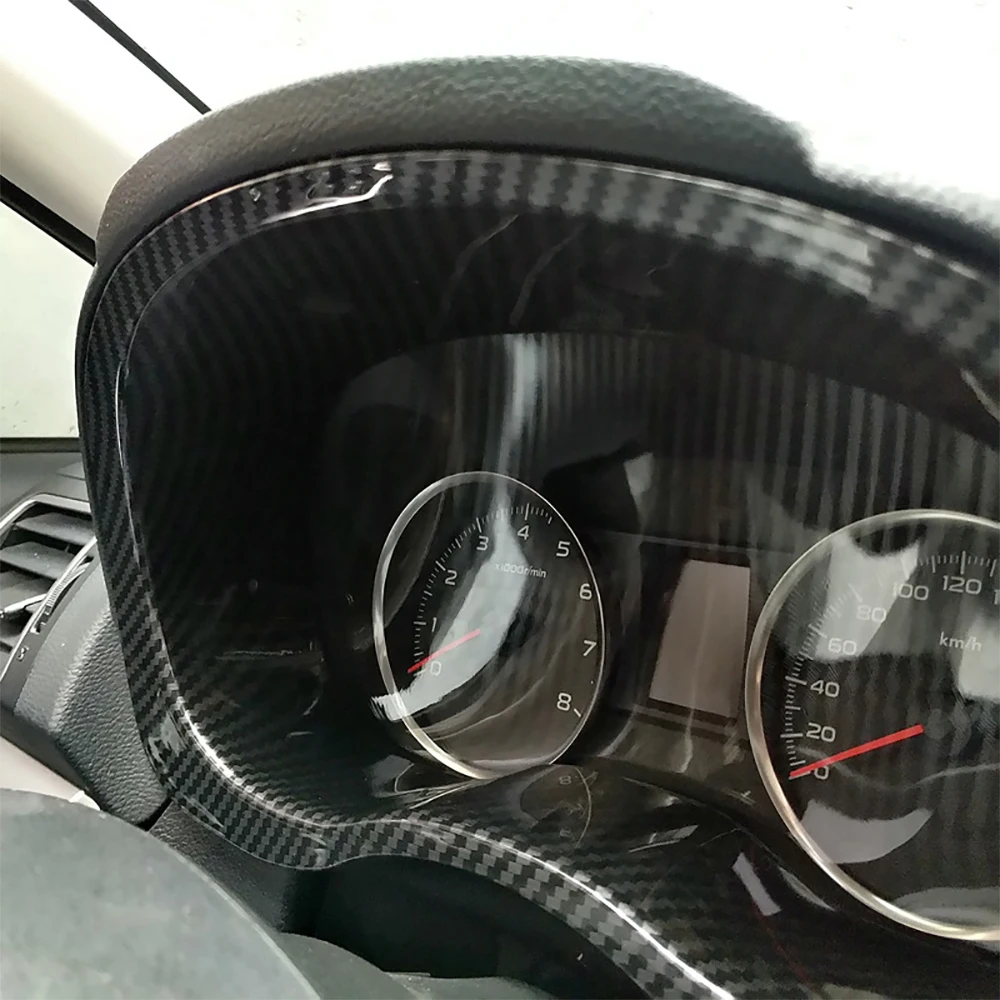 K-Car Dashboard Instrument Panel Cover Trim Frame ABS Carbon