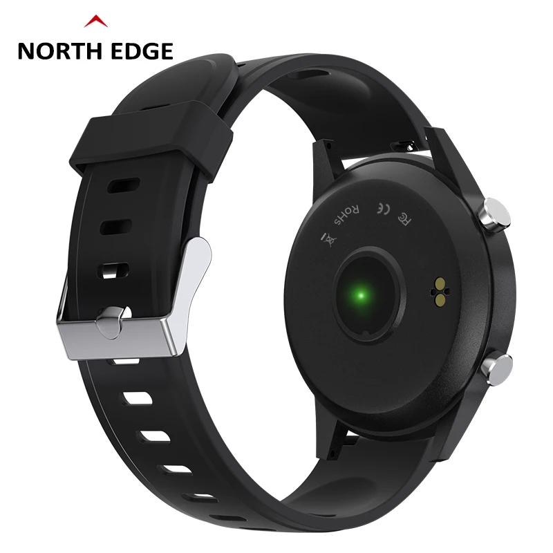 Мужские спортивные Смарт часы NORTH EDGE водонепроницаемые IP67 с пульсометром