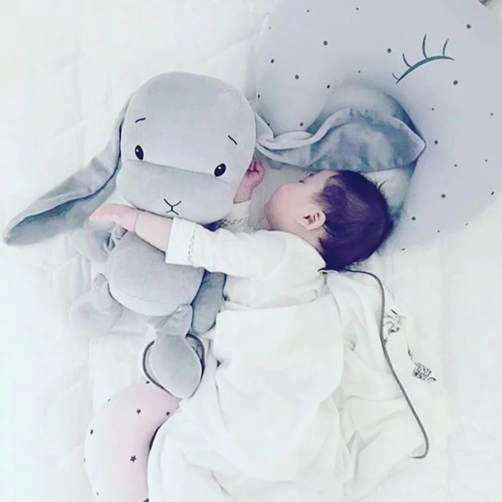 

Sleep Accompany Cute Plush Doll Toy Stuffed Rabbit Portable Baby Gift Soft Kids Cartoon Animal Decoration Children