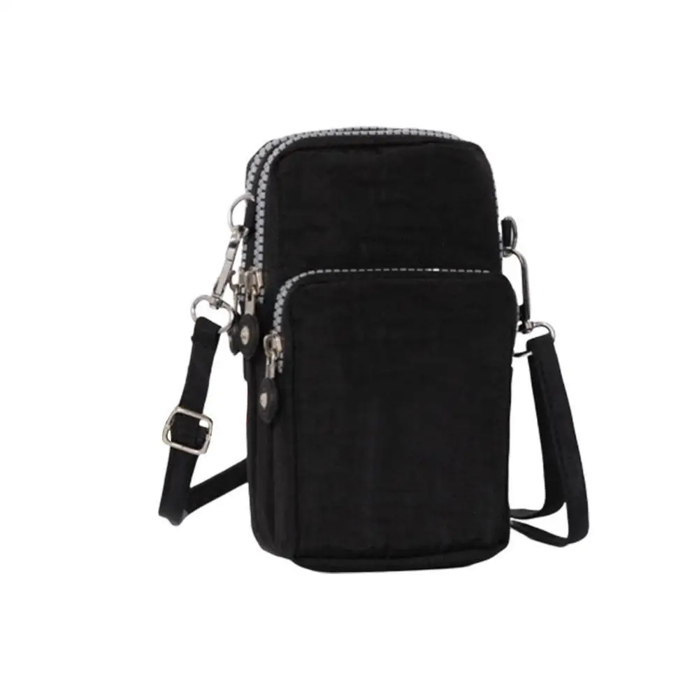 1 шт. Наплечная Сумка для мобильного телефона, чехол на ремне, Сумочка, кошелек, новейшая сумка на запястье, сумки-мессенджеры - Цвет: Black Bag
