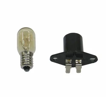 

Microwave Oven Light Bulb Holder+Bulb 230V 20W 2A for Many Brands , Ovens Spares