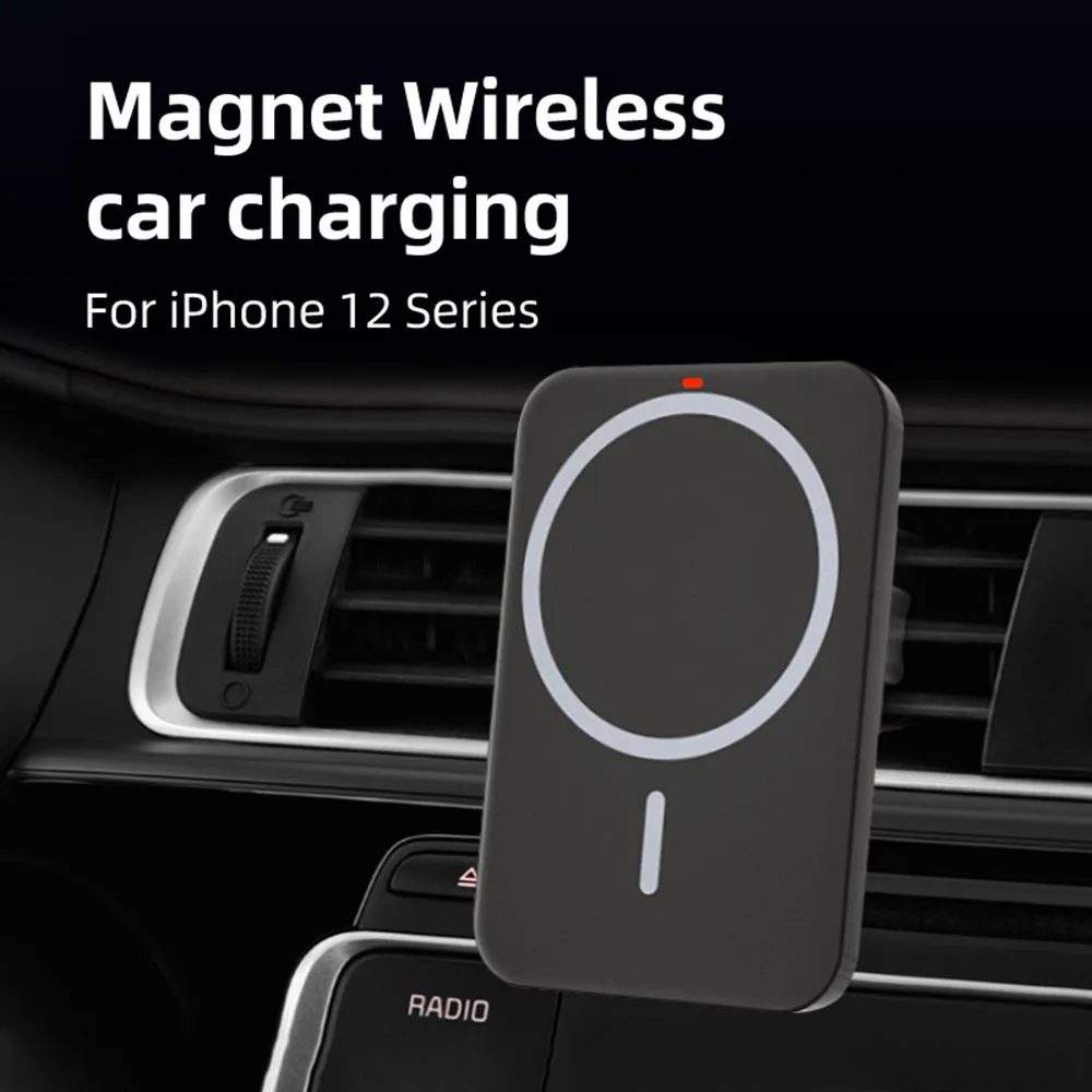 Новое магнитное автомобильное беспроводное зарядное устройство для IPhone 12 12Mini 12pro