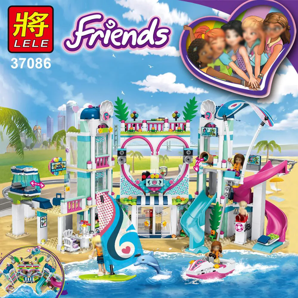 friends heartlake city resort top hotel building blocks kit