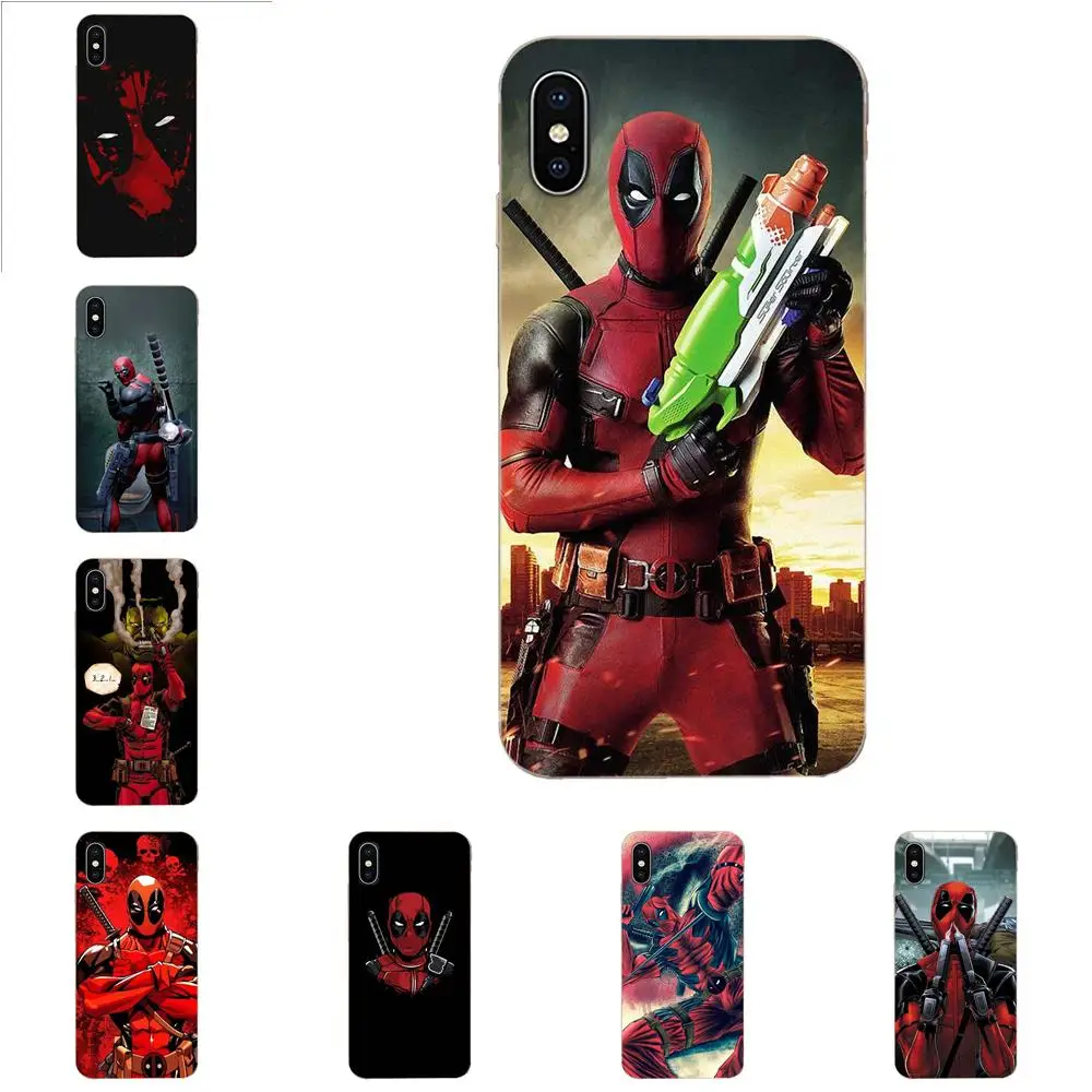 Дизайнерский Забавный крутой Супермен Дэдпул Marvel Hero для samsung Galaxy Note 5 8 9 S3 S4 S5 S6 S7 S8