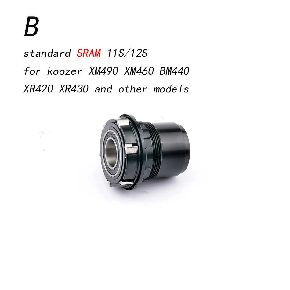 Koozer MTB велосипедные втулки конвертеры XM490 XM470 XM460 концентратор Кепки s горный велосипед концентраторы конец Кепки адаптер QR или через Кепки XD адаптер