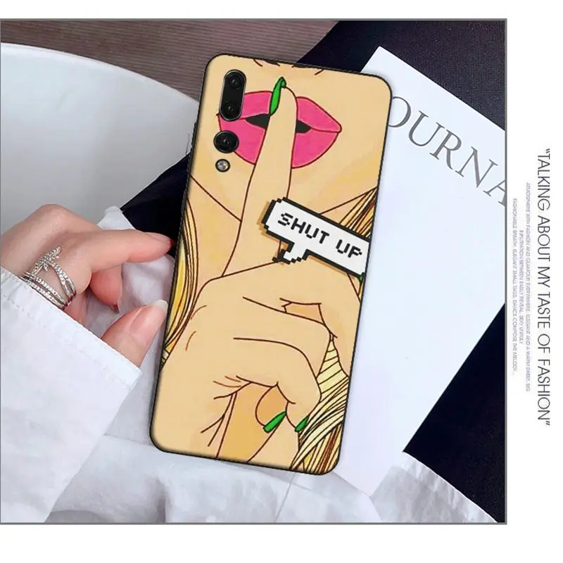 Motirunner Поп Арт комикс Красочный милый чехол для телефона huawei P9 10 lite P20 pro P30 Psmart mate 20