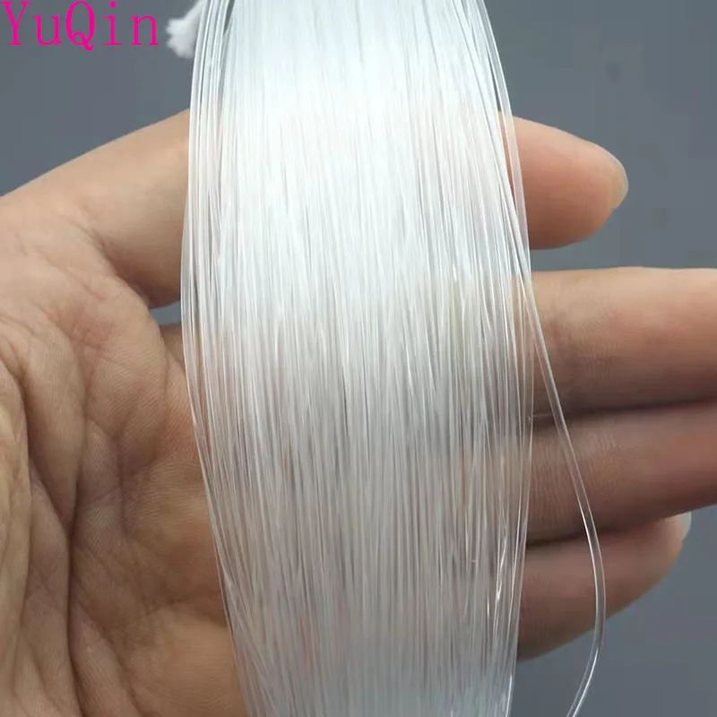 0.5Kg Normal High Strength Diameter 0.1-3.0 mm Nylon Fishing Line White Transparent Big Object Wire Peche pescaria Fishing Pesca
