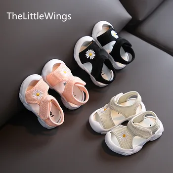 

2020 summer baby shoes Daisy Baotou soft sole functional walking shoes 0-1-2-3-year-old boys and girls baby sandals soft
